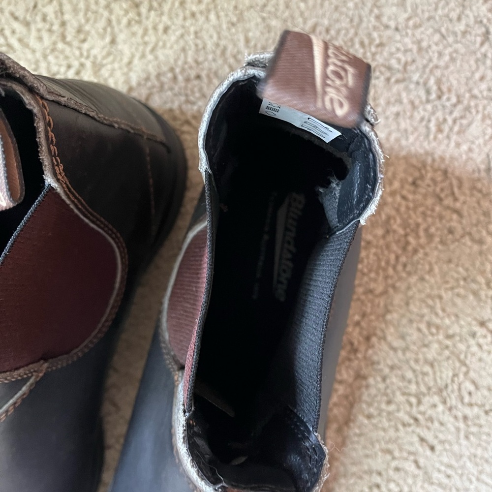 Blundstone Men's Dark Brown Leather Boots - Picture 4 of 6